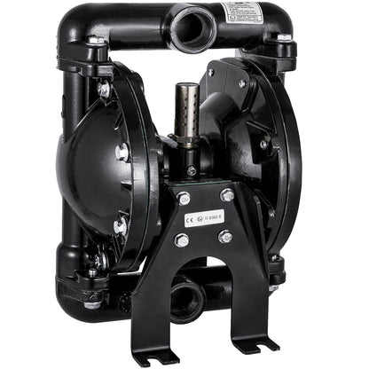 Air-Operated Double Diaphragm Pump, 35 GPM, 1 m Inlet/Outlet, Aluminum Body