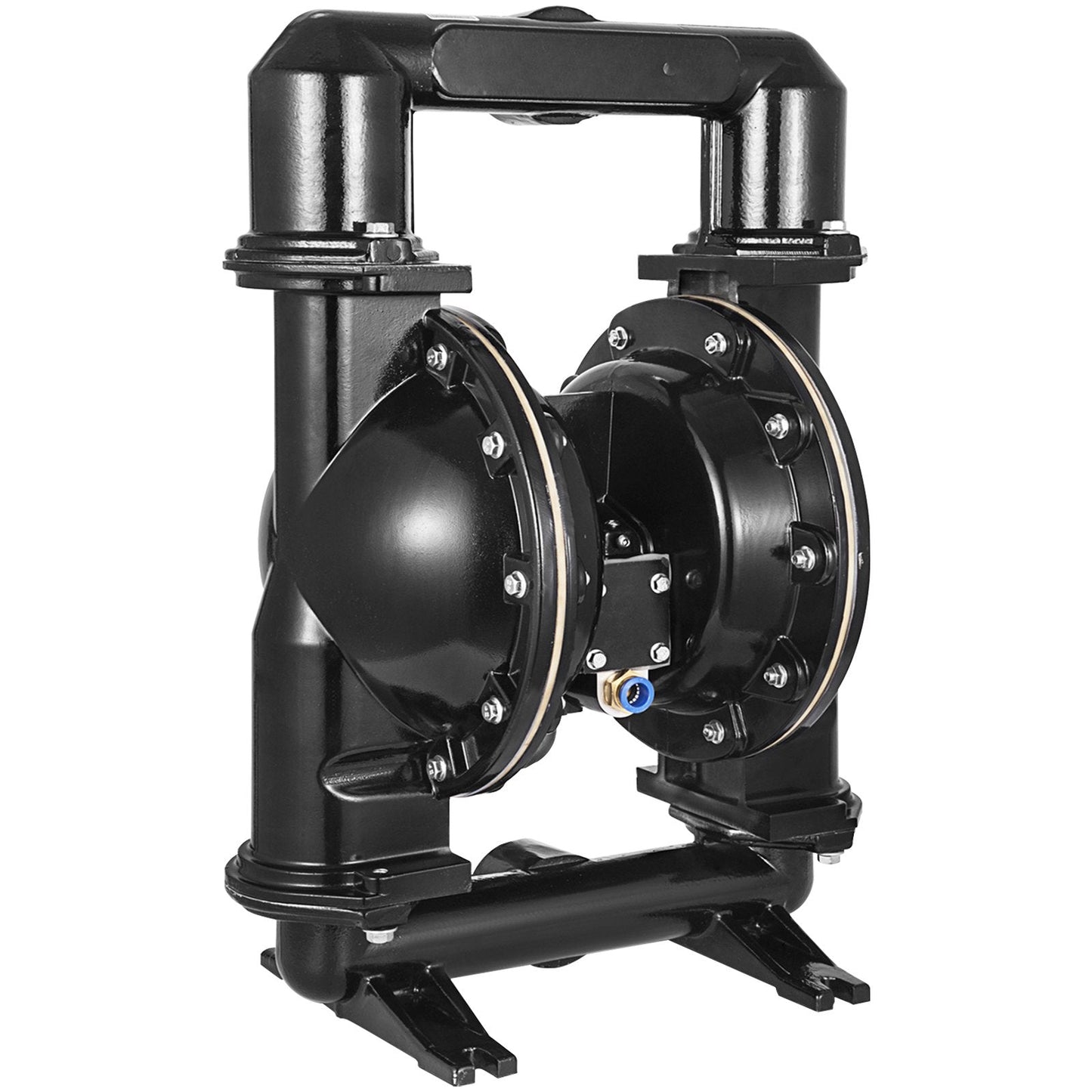 Air-Operated Double Diaphragm Pump, 2 m Inlet/Outlet, Aluminum, 75 GPM, 120 PSI