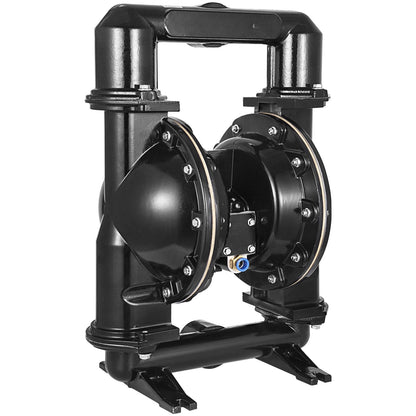 Air-Operated Double Diaphragm Pump, 2 m Inlet/Outlet, Aluminum, 75 GPM, 120 PSI