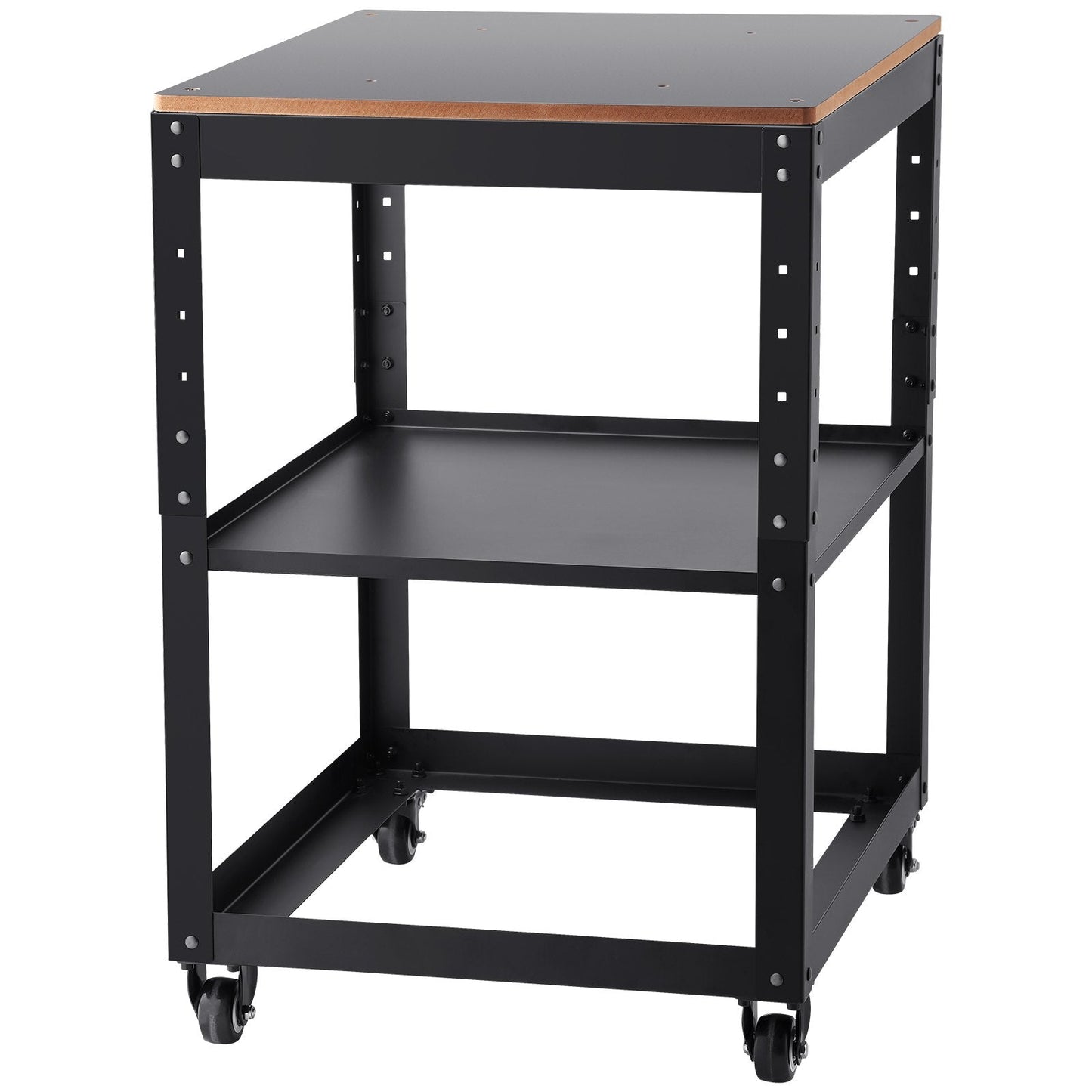 Heavy Duty Planer Stand with Adjustable Height and Storage, Supports 45 kg Load