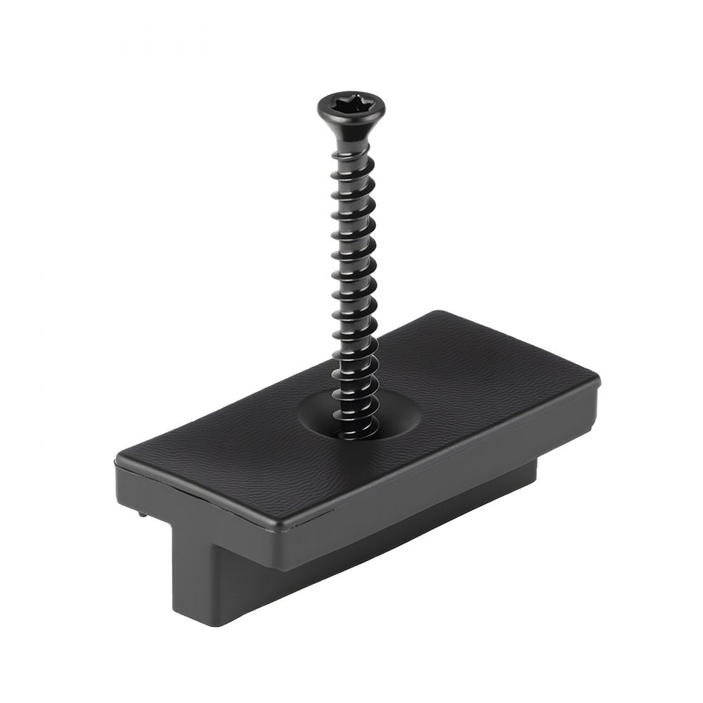 500PCS Hidden Deck Fasteners for Composite Decking Universal Clips Black