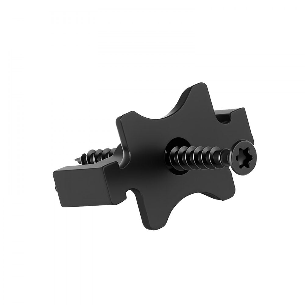 90PCS Hidden Deck Fasteners for Composite Decking Universal T Clips Black