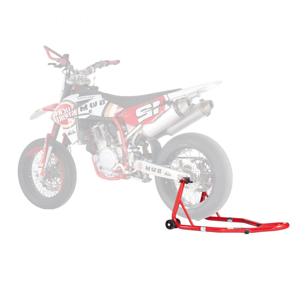 VEVOR Motorcycle Stand Lift 850 lbs Rear Spoolift Paddock Swingarm Arm Red