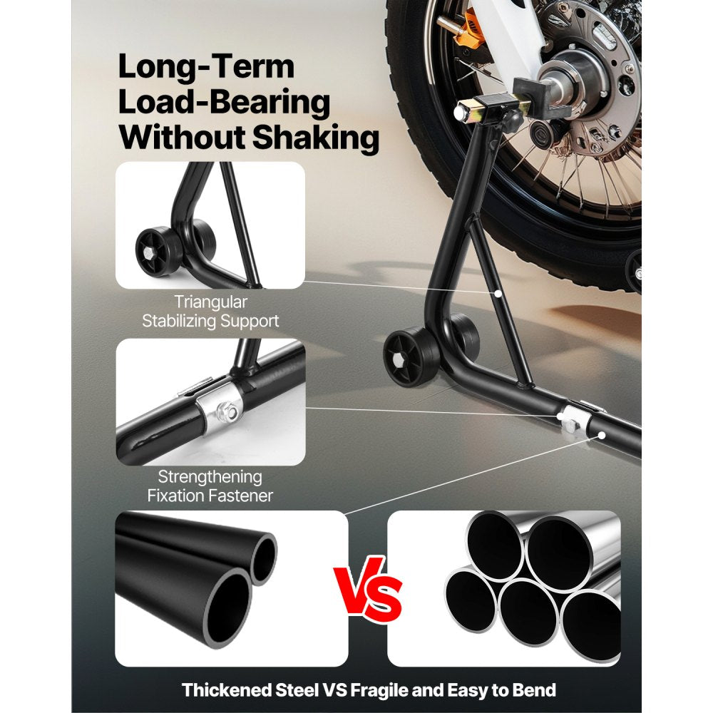 VEVOR Motorcycle Front & Rear Stand Lift 1100 lbs Spoolift Paddock Swingarm Arm