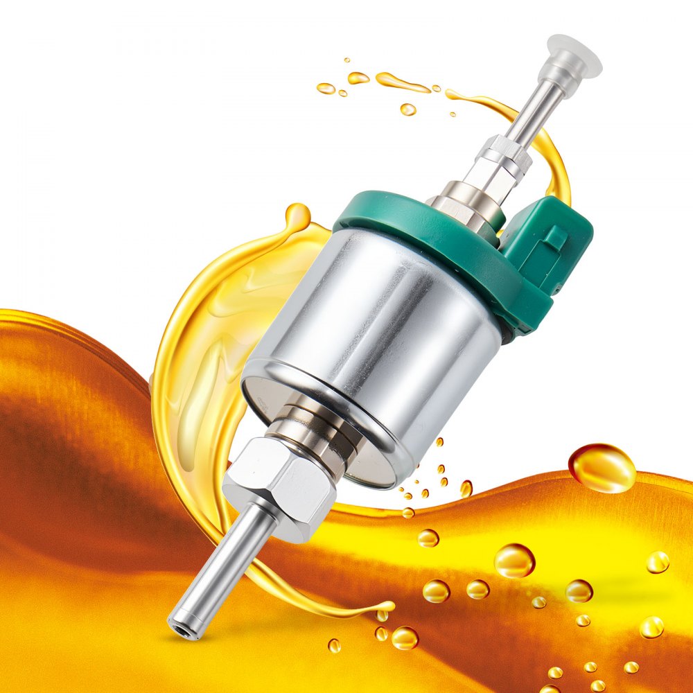 Diesel Heater Fuel Pump, 12V DC Car Air Heater Diesel Fuel Dosing Pump, 22ML Aluminum Air Diesels Parking Heaters Pumps Fits for 2KW 5KW 8KW Diesels Heaters, Quiet Design, Pulse Technology