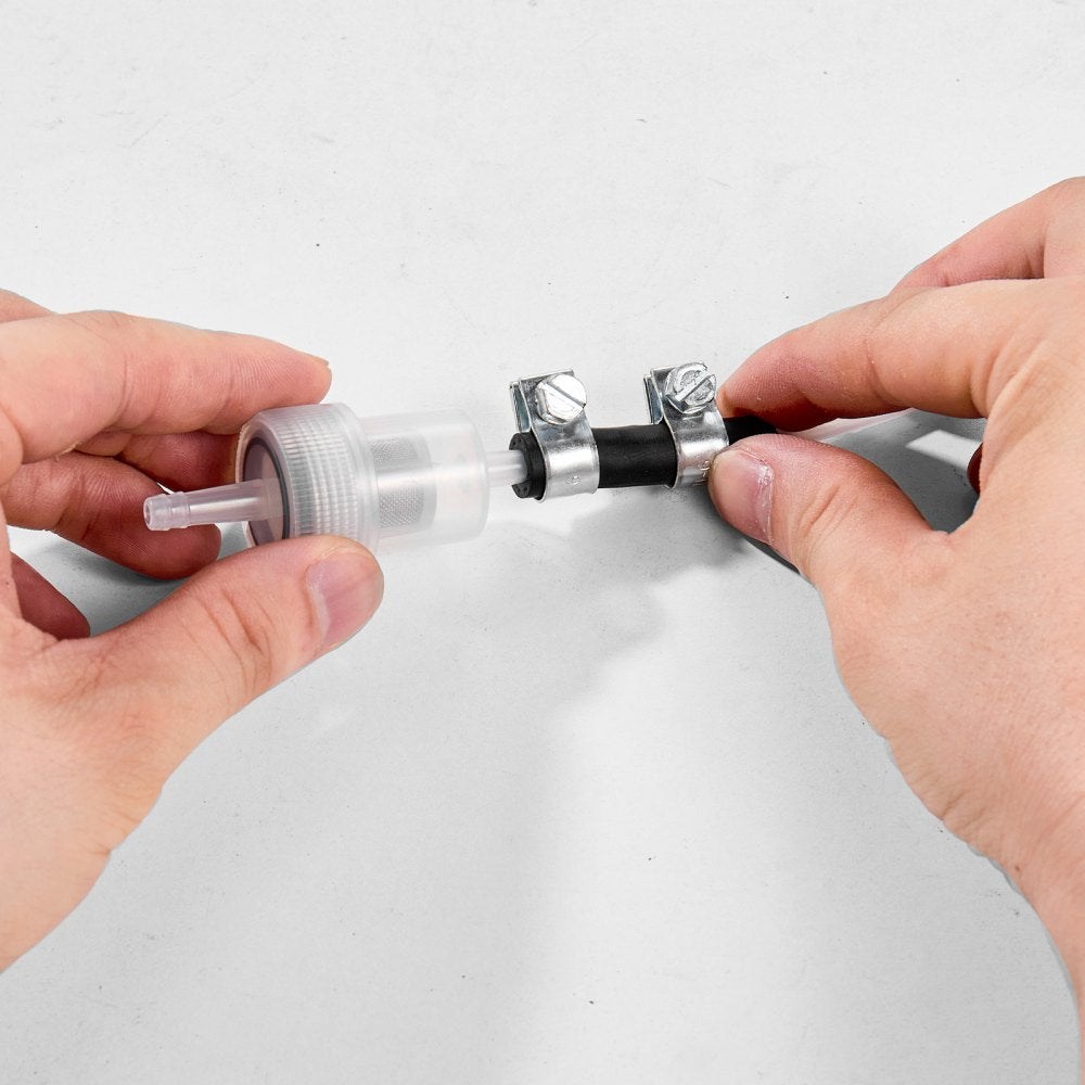 Fuel Pipe Hose Line Kit, 5000mm Diesel Heater Fuel Line Kit, Replaceable Parking Heater Fuels Lines Kits with Lines Filters Clips & Hoses, Tank Diesel Heater Accessories for 2KW 5KW 8KW Heaters