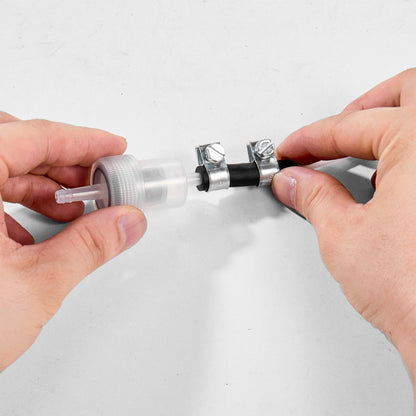 Fuel Pipe Hose Line Kit, 5000mm Diesel Heater Fuel Line Kit, Replaceable Parking Heater Fuels Lines Kits with Lines Filters Clips & Hoses, Tank Diesel Heater Accessories for 2KW 5KW 8KW Heaters