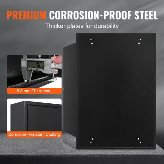 200-Key Steel Lock Box with Adjustable Racks and Color Tags, 9.16 kg
