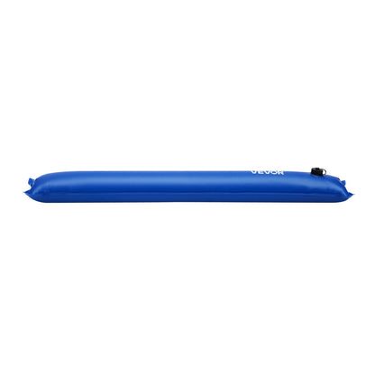 Pool Cover Water Bags, 6 Packs 1220 mm, Single Chamber Pool Cover Water Tubes, 0.4mm Thick PVC Bags Weights with Leakproof Screw Cap, for Inground Swimming-Pool Covers Winter Closing, Blue
