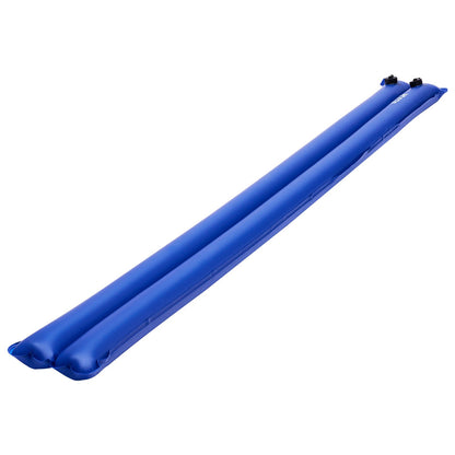 Pool Cover Water Bags, 6 Packs 2380 mm Double Chamber Pool Cover Water Tubes, 0.4mm Thick PVC Bags Weights with Leakproof Screw Cap, for Inground Swimming-Pool Covers Winter Closing, Blue