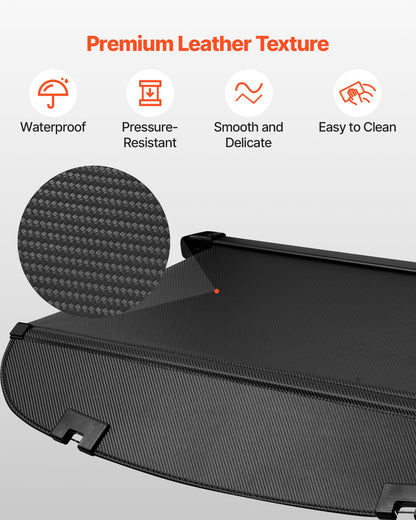 Retractable Cargo Cover, Upgraded Carbon Fiber Texture Trunk Cover, Anti-Peeping Luggage Privacy Shield, Easy Installation Security Shade Car Accessories, for Mazda CX-5 2017-2025 5-Seater
