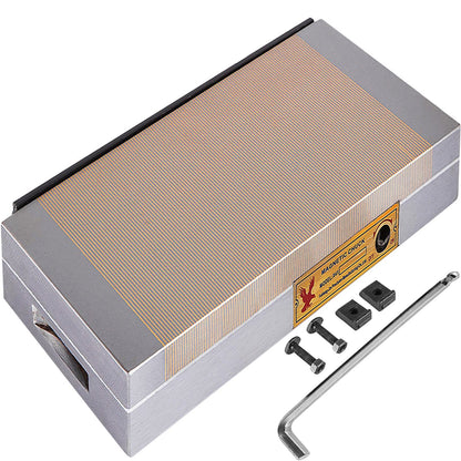 Permanent Magnetic Chuck, 0.15x0.3m, Fine-Pitch Copper Poles, 4500 kg Max Force
