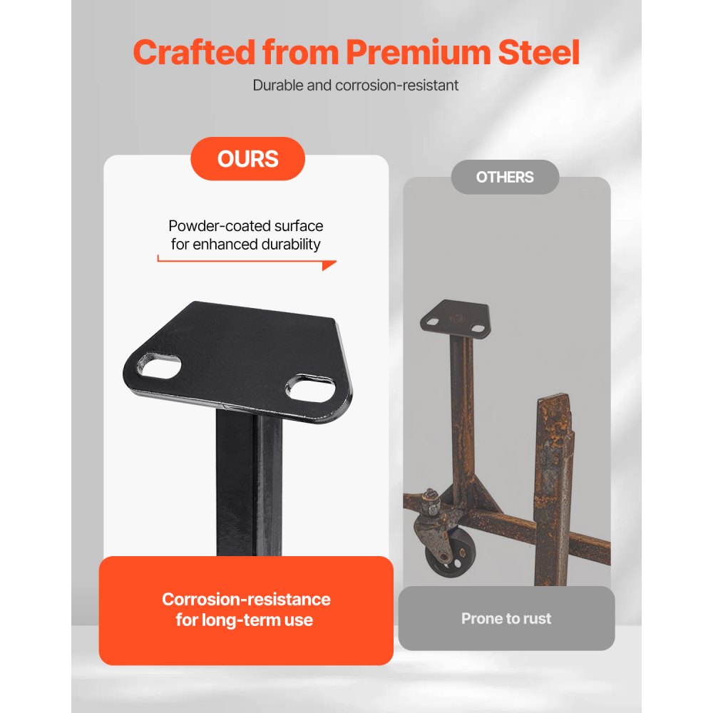 Engine Stand 340 KG Motor Hoist Dolly with 4 Casters Heavy-Duty Steel