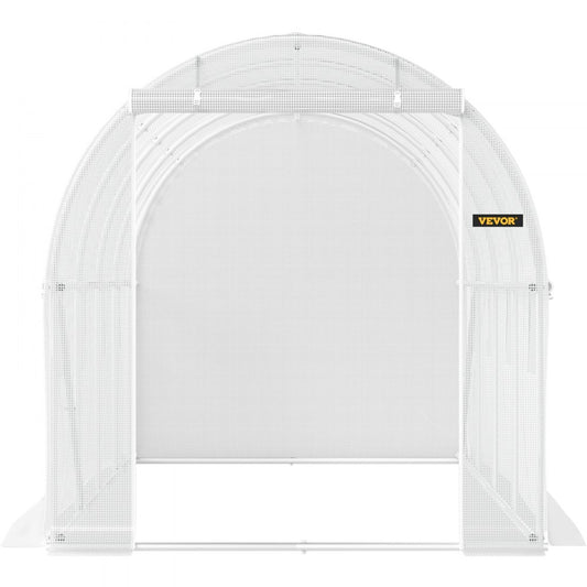 VEVOR Walk-in Tunnel Greenhouse Galvanized Frame & Waterproof Cover 15x6.5x7 ft