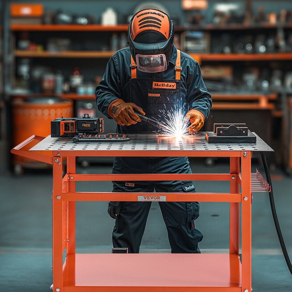 Welding Table 40"x24" Welding Workbench with 800LBS Static Weight Capacity