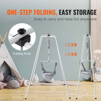 VEVOR Baby Door Jumper and Bouncer with Stand 35LBS Loading for 3 Months Above