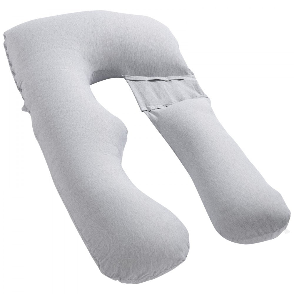 VEVOR Pregnancy Pillow U-Shaped Full Body Maternity Pillow Soft and Breathable