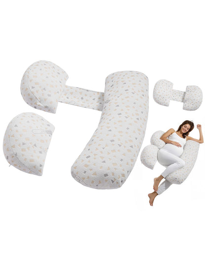 VEVOR Pregnancy Pillows Adjustable & Soft Maternity Pillow for Pregnant Women