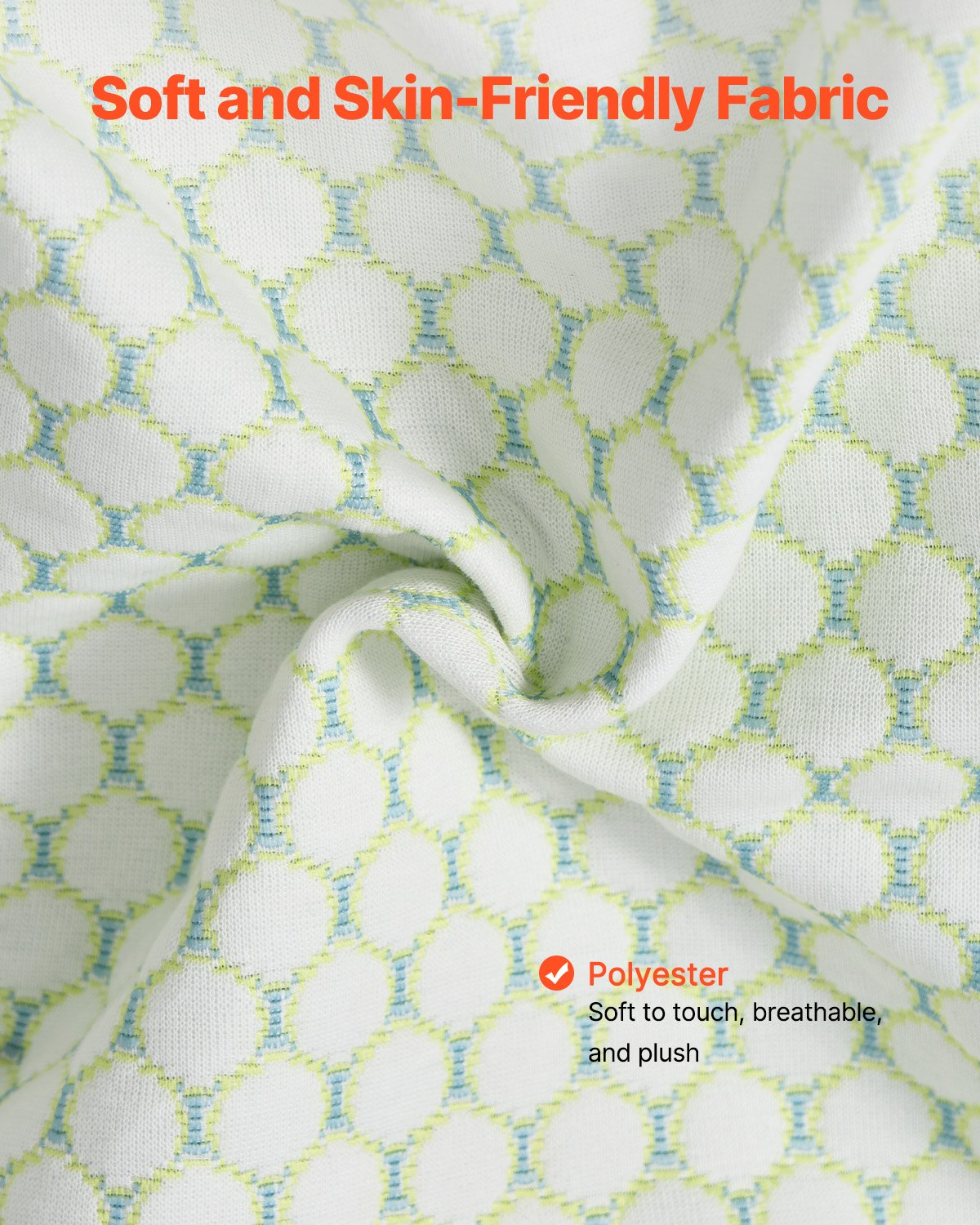 VEVOR Pregnancy Wedge Pillow W Shape Pregnant Maternity Pillow Soft & Breathable