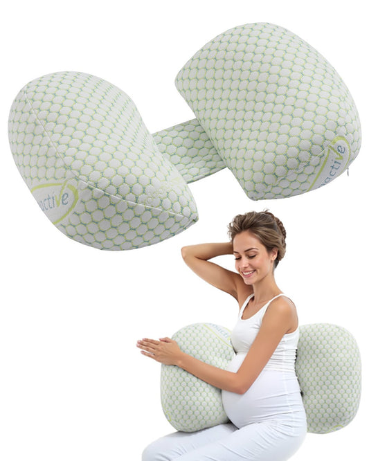 VEVOR Pregnancy Wedge Pillow W Shape Pregnant Maternity Pillow Soft & Breathable