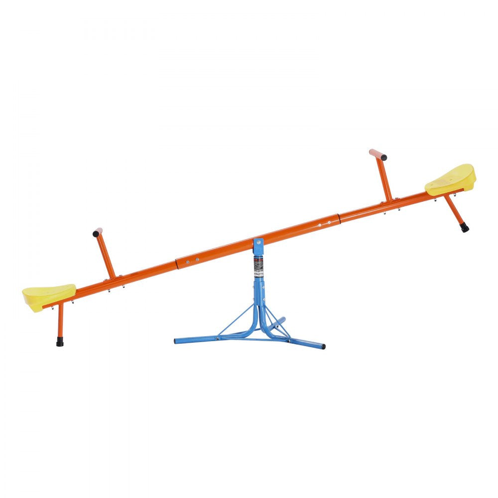 Kids Seesaw 45.4 kg Capacity 360 Degrees Rotating Teeter Totter Aged 3+