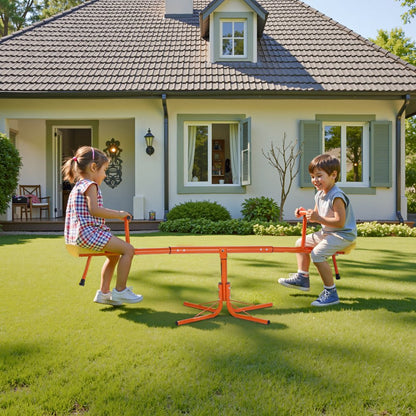 Kids Seesaw 45.4 kg Capacity Swiveling 360 Degrees Rotating Teeter Totter