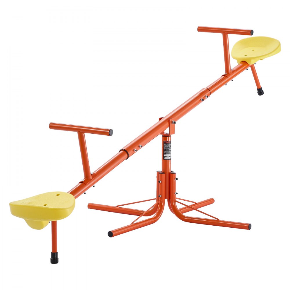 Kids Seesaw 45.4 kg Capacity Swiveling 360 Degrees Rotating Teeter Totter