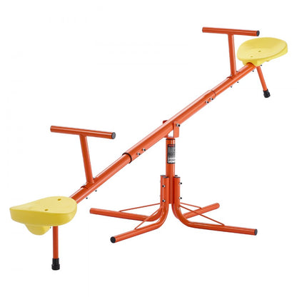 Kids Seesaw 45.4 kg Capacity Swiveling 360 Degrees Rotating Teeter Totter