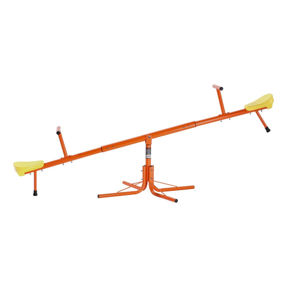 Kids Seesaw 45.4 kg Capacity Swiveling 360 Degrees Rotating Teeter Totter