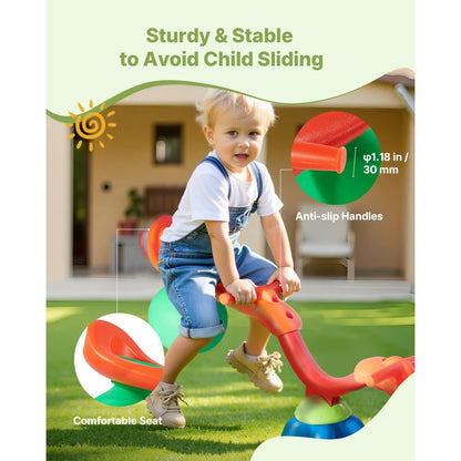 VEVOR Kids Seesaw 24.95 kg Capacity 360 Degrees Rotating Teeter Totter Aged 3+