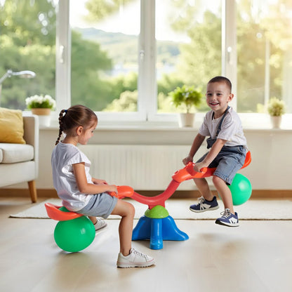 VEVOR Kids Seesaw 24.95 kg Capacity 360 Degrees Rotating Teeter Totter Aged 3+
