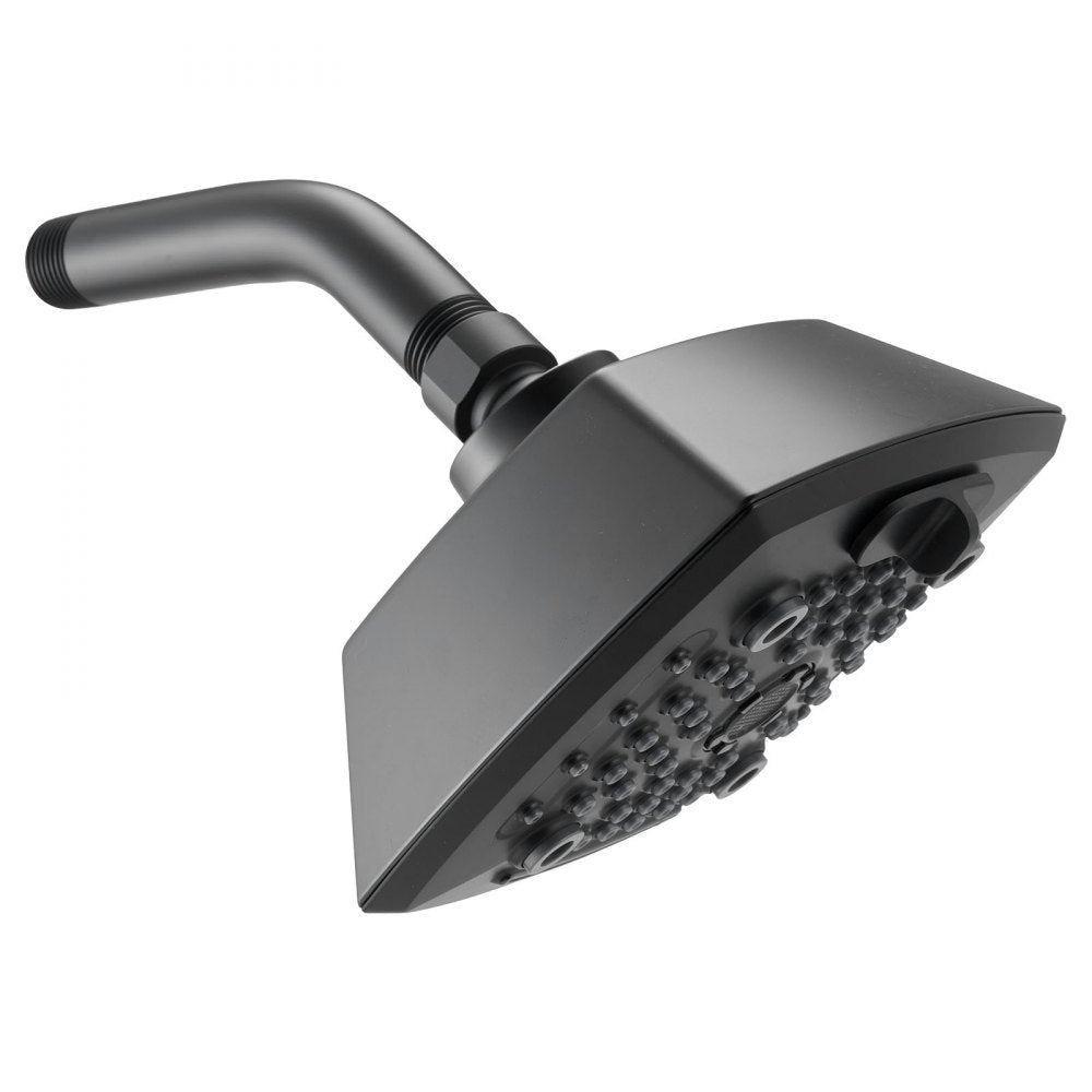 Tub and Shower Faucet Set Bathtub Faucet Package Valve 5 Setting Black