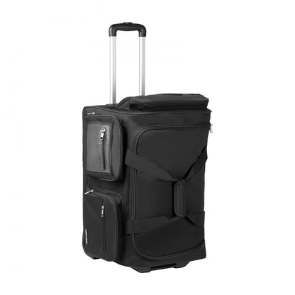VEVOR 23 Inch Dance Bag with Garment Rack Rolling Dance Duffle for Travel Black