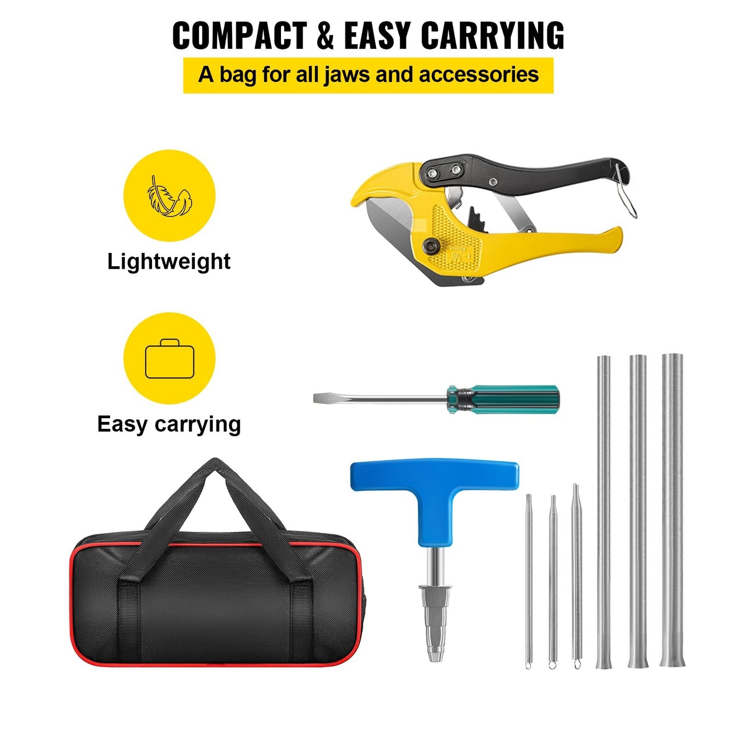 Compact Propress Jaw Set, 1.3/1.9/2.5 cm, 40Cr Steel for Pipe Wrench Tools