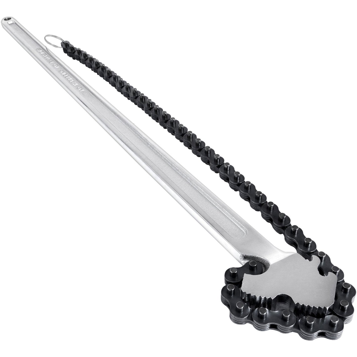 24m Heavy Duty Carbon Steel Chain Pipe Wrench, 170mm Diameter Capacity