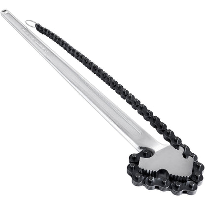 VEVOR 24inch Chain Wrench Carbon Steel Chain Pipe Wrench Heavy Duty 6.7inch Diameter