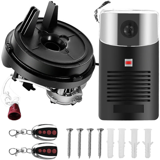 VEVOR Garage Roller Door Opener, 250 N Lift Force 164 ft Remote Control, 220V Electric