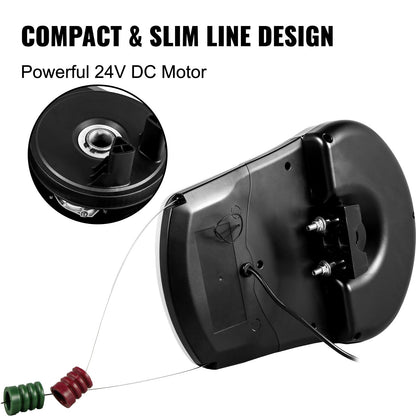 VEVOR Garage Roller Door Opener, 800 N Lift Force 164 ft Remote Control, 220V Electric