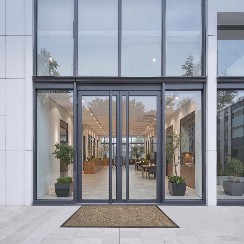 Front Door Mat, 1194 x 813 mm Commercial Floor Mat for Indoor and Outdoor, Modern Stylish Carpet with TPE Backing, Heavy