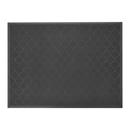 Front Door Mat, 1194 x 889 mm Commercial Floor Mat for Indoor and Outdoor, Modern Stylish Carpet with TPE Backing, Heavy Duty Washable Entry Industrial Rug for Hallway, Balcony, Garage, Brown