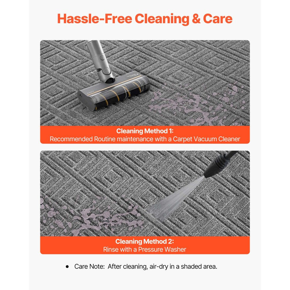 Front Door Mat, 1562 x 914 mm Commercial Floor Mat for Indoor and Outdoor, Modern Stylish Carpet with TPE Backing, Heavy
