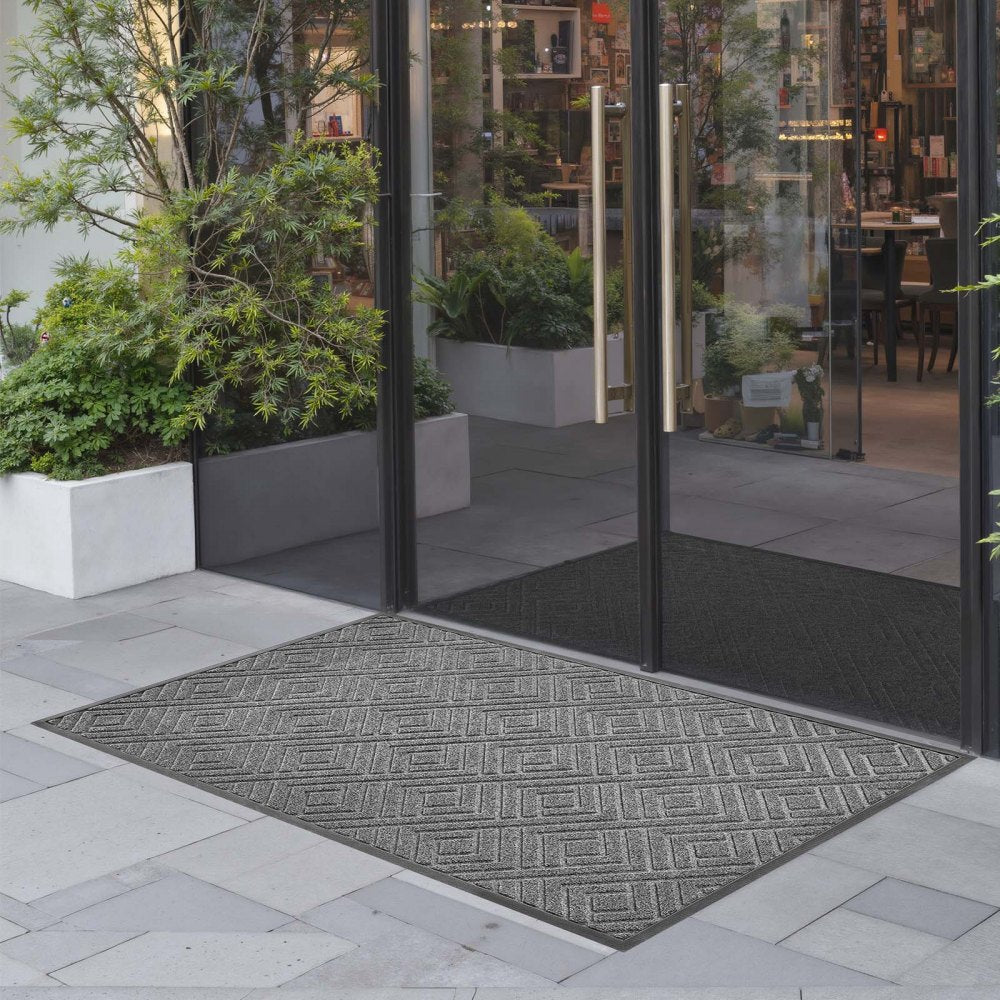 Front Door Mat, 1562 x 914 mm Commercial Floor Mat for Indoor and Outdoor, Modern Stylish Carpet with TPE Backing, Heavy