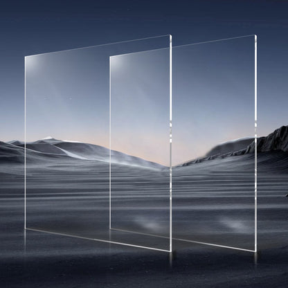 2-Pack Plexiglass Acrylic Sheets 610 x 914 mm Plastic Sheets 6 mm Thick
