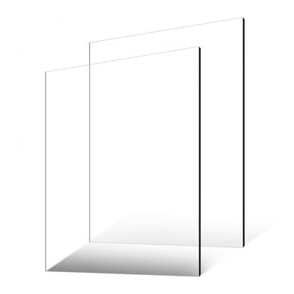 2-Pack Plexiglass Acrylic Sheets 610 x 914 mm Plastic Sheets 6 mm Thick