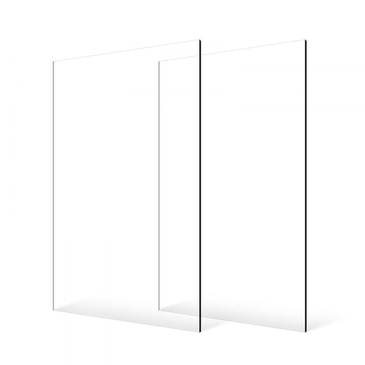 VEVOR 2-Pack Plexiglass Acrylic Sheets 610 x 1219 mm Plastic Sheets 3 mm Thick
