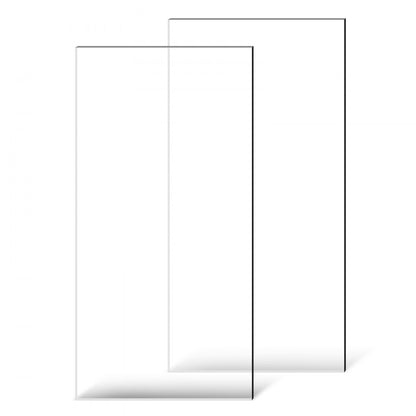 VEVOR 2-Pack Plexiglass Acrylic Sheets 610 x 1219 mm Plastic Sheets 3 mm Thick