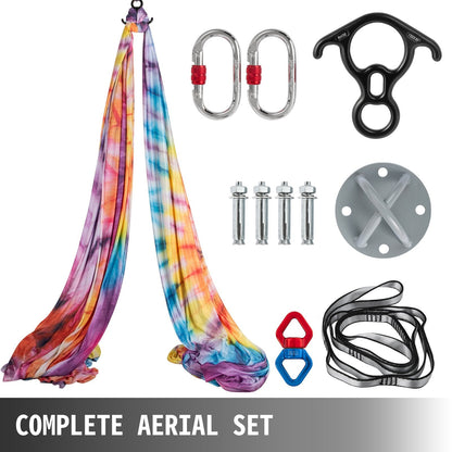 10m Aerial Yoga Swing Kit: Acrobatic Hammock for Indoor & Outdoor Use