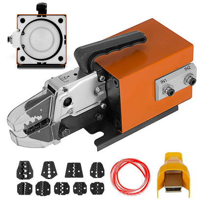 VEVOR Pneumatic Crimping Tool Am-10, Air Powered Wire Terminal Crimping Machine