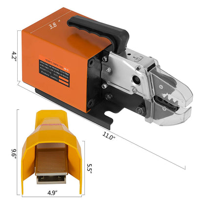 VEVOR Pneumatic Crimping Tool Am-10, Air Powered Wire Terminal Crimping Machine
