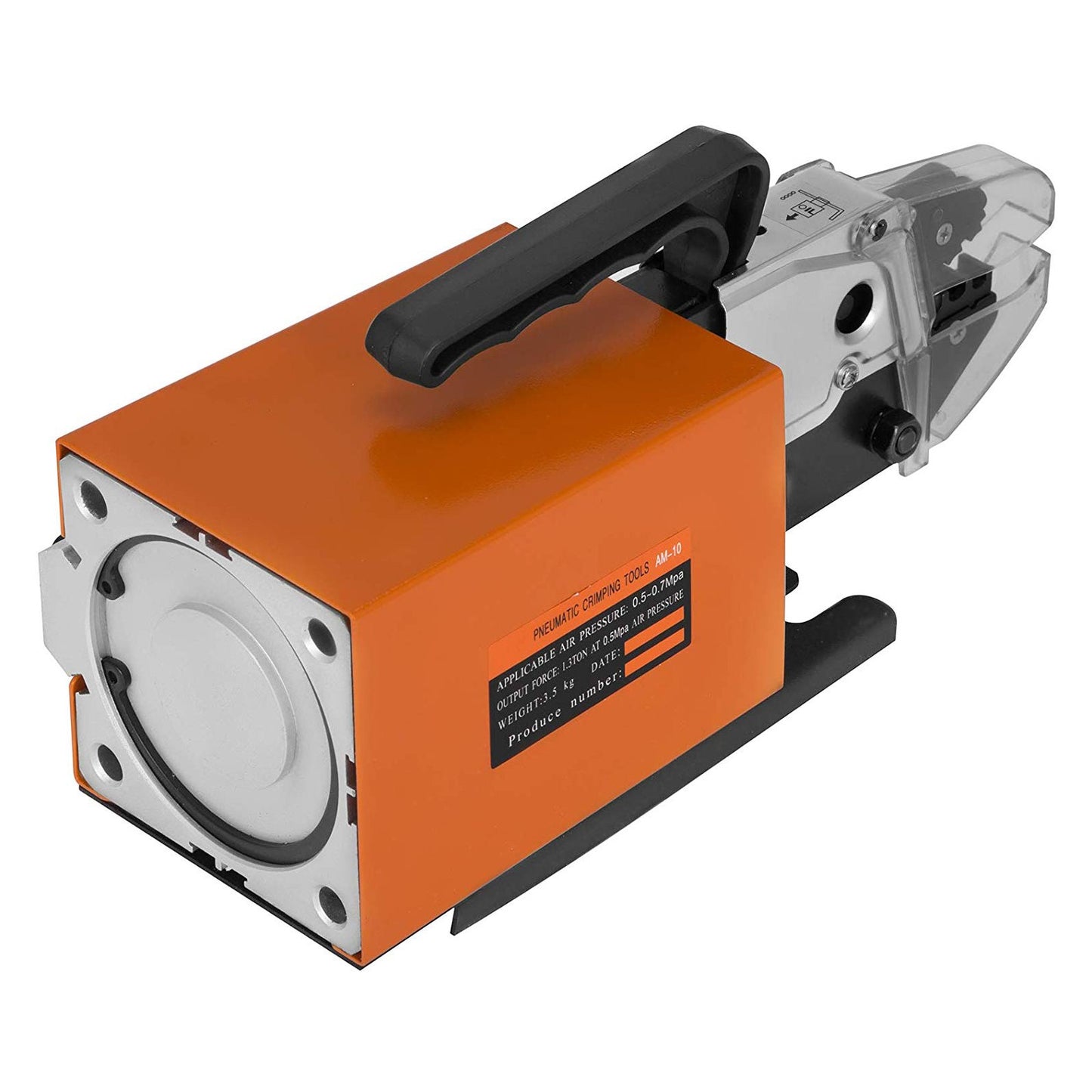 VEVOR Pneumatic Crimping Tool Am-10, Air Powered Wire Terminal Crimping Machine